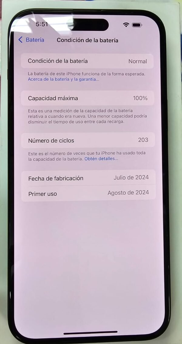 Iphone 15 Plus (128gb - 6gm Ram - Cam 48 Mpx - Pantalla Super Retina XDR de 6.7” )